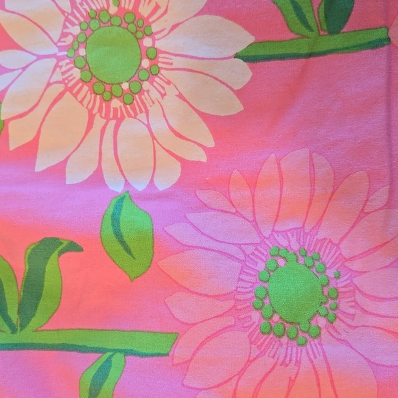 Lilly Pulitzer vintage floral retro mini cotton skirt size 8 - Picture 3 of 15